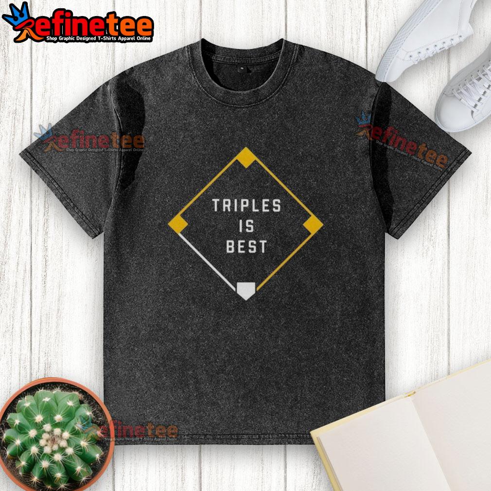 Premium Triples Best Washed T-Shirt in soft cotton, featuring a stylish design and comfortable fit for everyday wear.