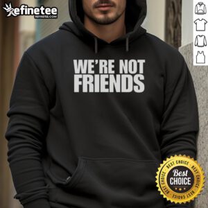 Top Alexa Bliss Charlotte Flair We're Not Friends Hoodie featuring bold graphics and stylish design for wrestling fans.
