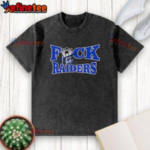 Top Fck The Raiders washed t-shirt featuring a bold graphic design for fans of NFL team apparel.