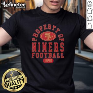 Alt Text: Awesome San Francisco 49ers Football T-Shirt since 1946, featuring team logo and vibrant design for fans.
