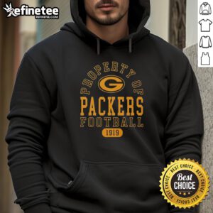 Green Bay Packers hoodie celebrating the team's legacy since 1919, perfect for fans and collectors.