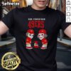 Good San Francisco 49ers X Michael Myers and Billy the Puppet graphic tee, featuring a unique design for fans.