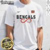 Alt Text: Cincinnati Bengals NFL Elvis Presley Loves You fan t-shirt featuring vibrant graphics and soft fabric for ultimate comfort.