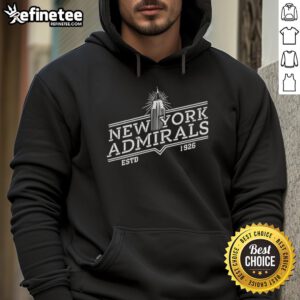Nice Scott Hunter 21 New York Admirals Estd 1926 hoodie featuring classic design and team logo, perfect for fans.