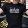 Alt Text: Official Indianapolis Colts Thank You For The Memories T-Shirt featuring a city skyline design in team colors.