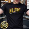 Alt Text: Official Kill Tony Superhero T-Shirt featuring vibrant graphics and a bold design for fans of the popular podcast.