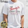 Vintage Toney's Spaghetti House T-Shirt showcasing New Orleans restaurant in Vieux Carre, Los Angeles style.