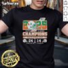 Original Miami Hurricanes vs Ohio State Buckeyes Cotton Bowl Champions 2025 helmet T-shirt featuring score 25-14.