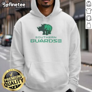 Top Southern Guards GC Hoodie in navy blue, featuring a stylish logo, perfect for comfort and team spirit.