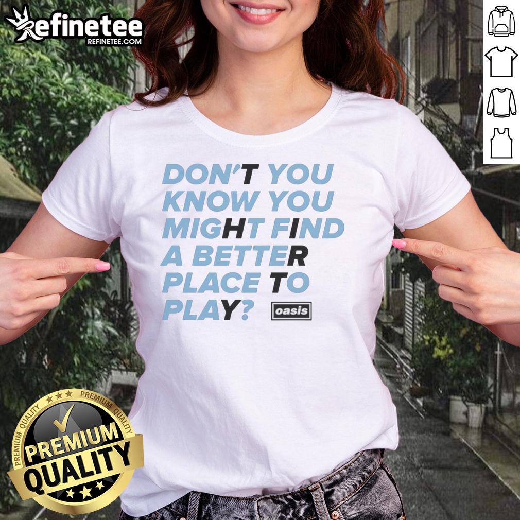 Awesome Oasis Ladies Tee: Discover a better place to play in this stylish and comfortable women's golf shirt.