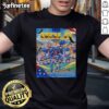 Alt Text: Awesome Olympics USA Men's Hockey Gold T-Shirt featuring bold graphics and vibrant colors, perfect for fans.