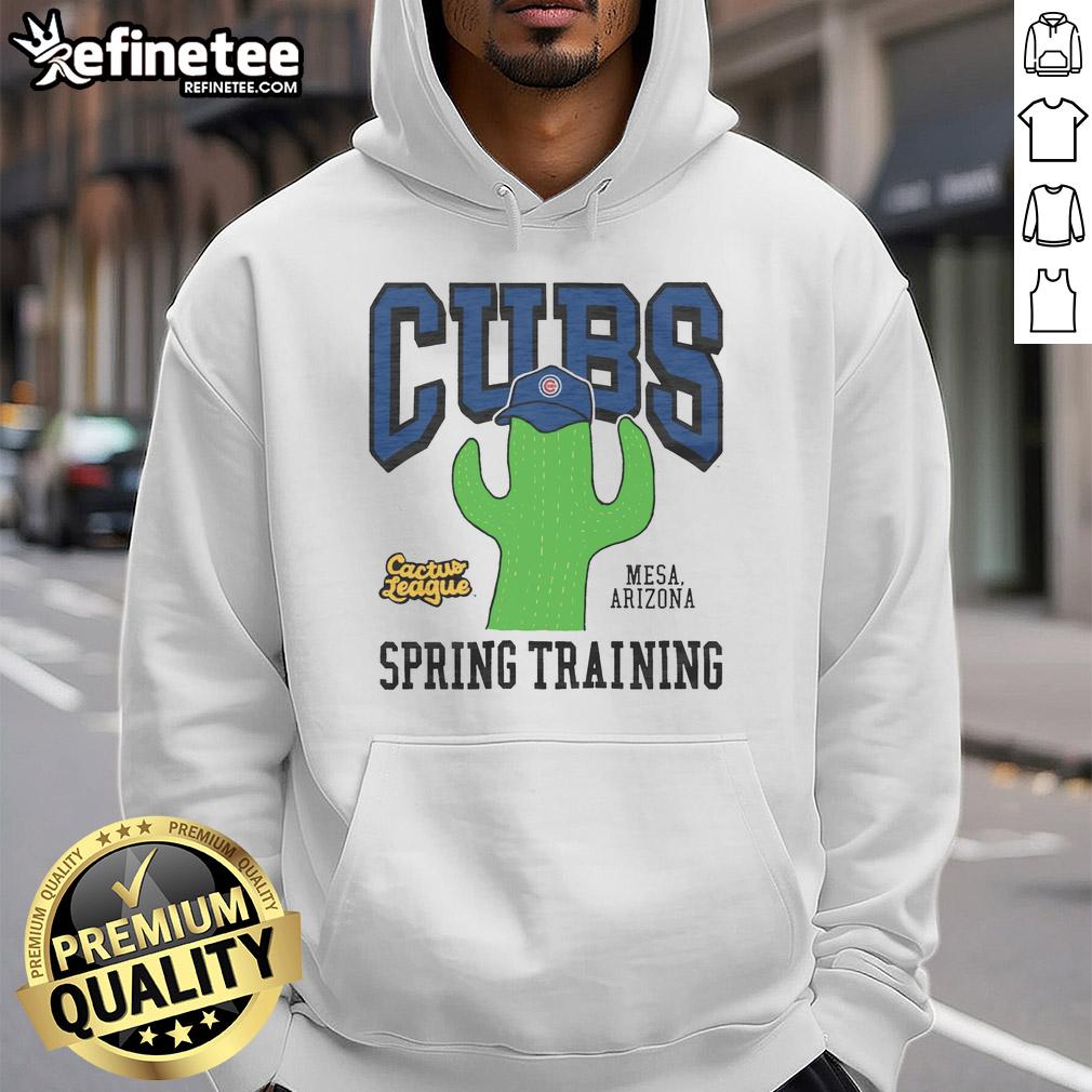 Good Chicago Cubs Cactus League hoodie in vibrant colors, perfect for fans supporting their team during spring training.