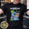 Alt Text: Official Stitch With St Patricks Hug The Home Depot Logo T-Shirt featuring festive design and vibrant colors