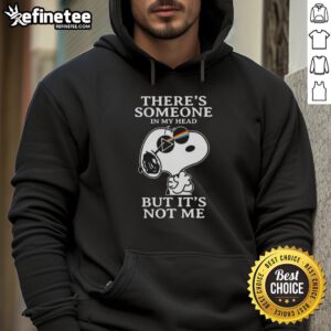 Original Snoopy Pink Floyd hoodie featuring 'There's Someone In My Head' graphic design on a stylish background.