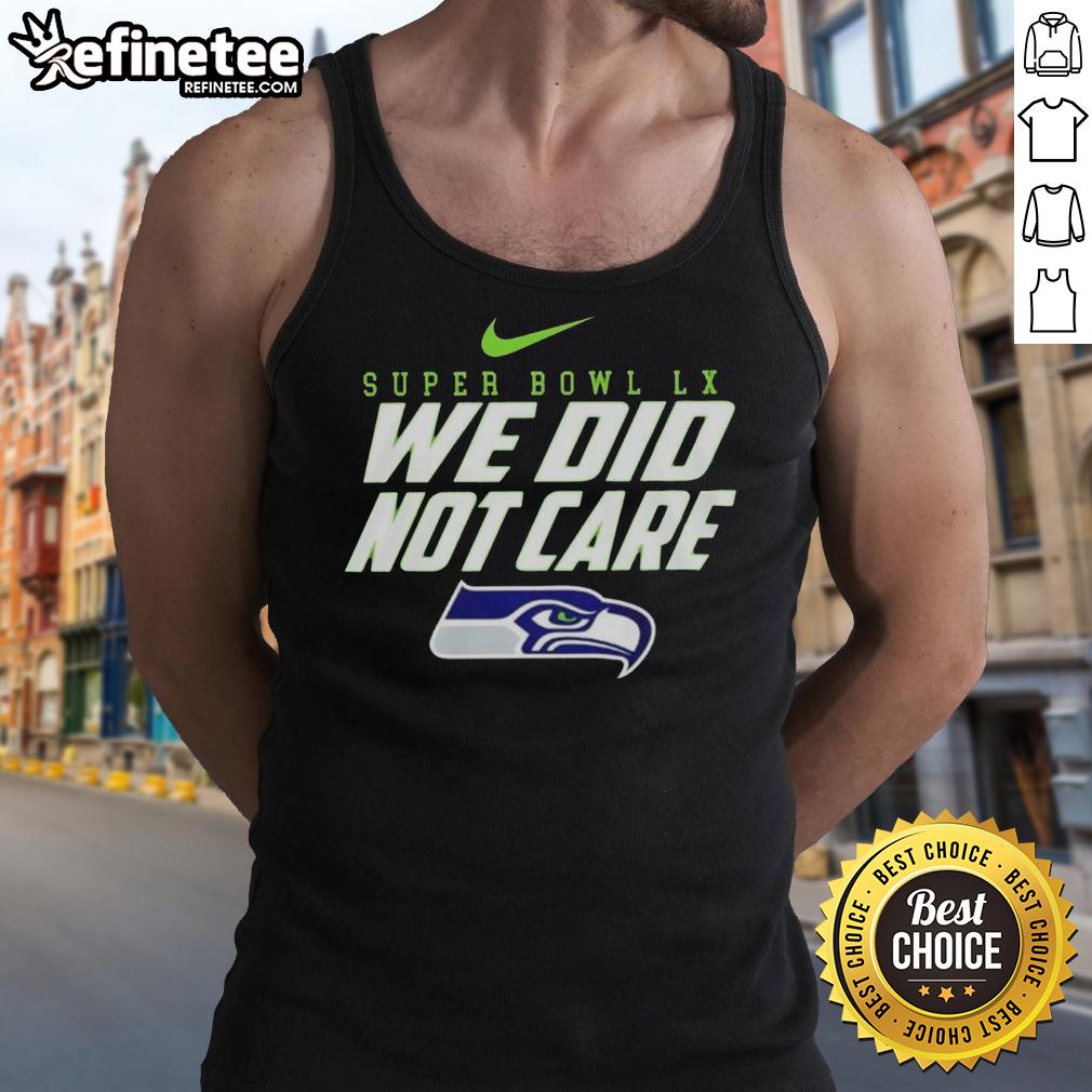 Premium 2026 Super Bowl LX tank top featuring 'Let's Go Seattle Seahawks' design for fans and supporters.