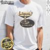 Alt Text: Premium Liquor Ya If She'll Let Me T-Shirt featuring bold text design, perfect for casual outings and parties.