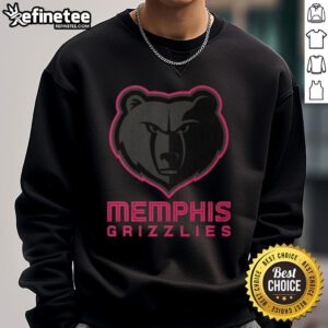 Premium Memphis Grizzlies Highlight Reel Sweatshirt featuring team logo and vibrant design for fans and athletes.
