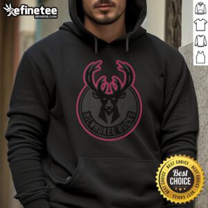 Premium Milwaukee Bucks Highlight Reel Hoodie featuring bold team graphics and comfortable design for fans.