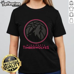 Premium Minnesota Timberwolves Highlight Reel Ladies Tee featuring bold team graphics for stylish fans.