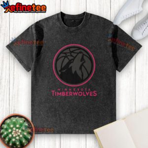 Premium Minnesota Timberwolves Highlight Reel Washed T-Shirt featuring vibrant team graphics and a comfortable fit.