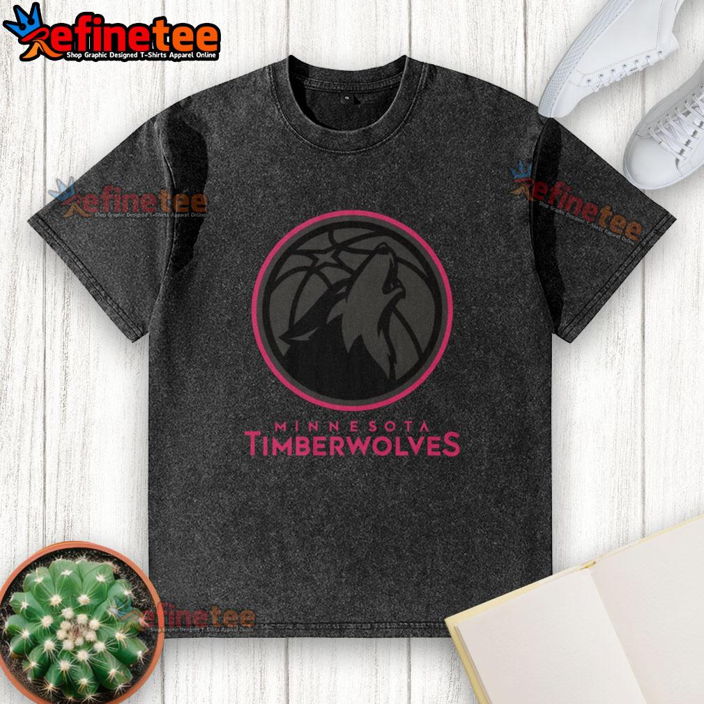Premium Minnesota Timberwolves Highlight Reel Washed T-Shirt featuring vibrant team graphics and a comfortable fit.