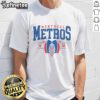 Alt Text: Vintage 90s Premium Montreal Metros Hockey Team T-Shirt showcasing heated rivalry design, perfect for sports fans.