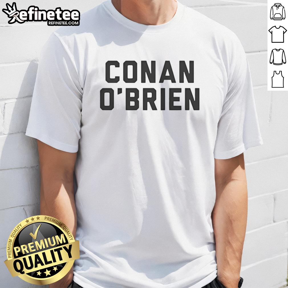 Awesome Conan O'Brien T-Shirt featuring a colorful graphic design of the comedian and late-night host.