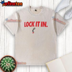 Hot Cincinnati Bearcats 2026 Lock It In Washed T-Shirt in vibrant colors, perfect for fans celebrating team spirit.