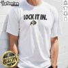 Hot Colorado Buffaloes 2026 Lock It In T-Shirt featuring vibrant team colors and bold graphics for fans and supporters.