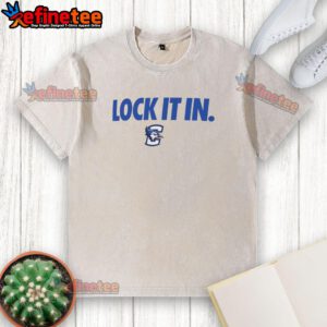 Hot Creighton Bluejays 2026 Lock It In Washed T-Shirt showcasing vibrant team colors and logo for fans.