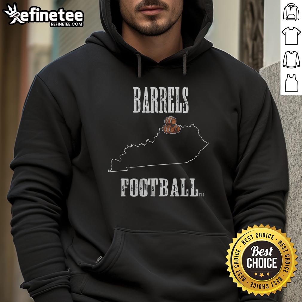 Hot Kentucky Barrels State Hoodie featuring a stylish design inspired by Kentucky's bourbon heritage and culture.