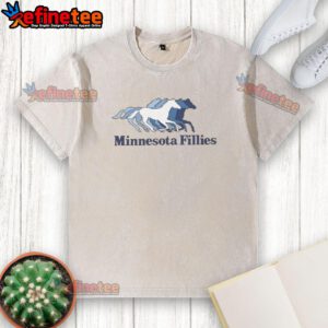 Hot Minnesota Fillies Washed T-Shirt in vibrant colors, perfect for casual wear and showing team spirit.