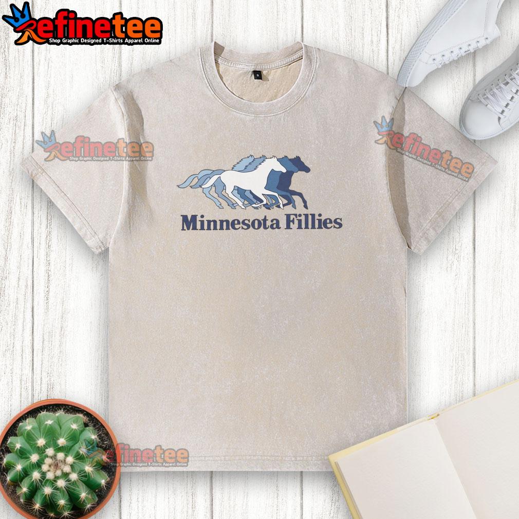 Hot Minnesota Fillies Washed T-Shirt in vibrant colors, perfect for casual wear and showing team spirit.
