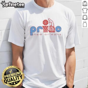 Vibrant Hot New Orleans Pride T-Shirt featuring colorful designs celebrating LGBTQ+ pride and culture.