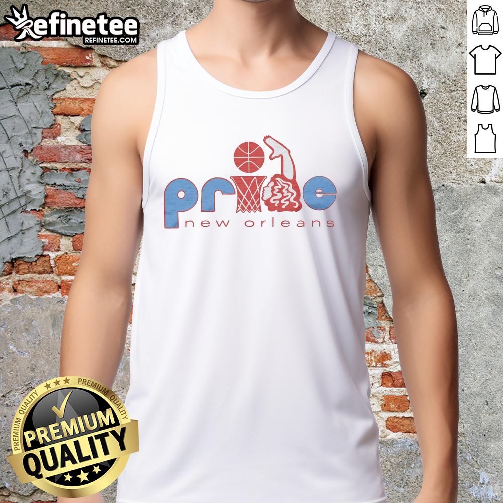 Hot New Orleans Pride Tank Top featuring vibrant colors and a stylish design for celebrating LGBTQ+ pride events.
