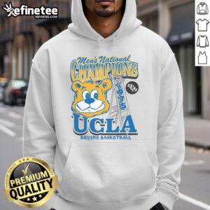 Hot UCLA Bruins Past Champs Tourney Win Hoodie featuring team colors and logo, perfect for fans celebrating victories.
