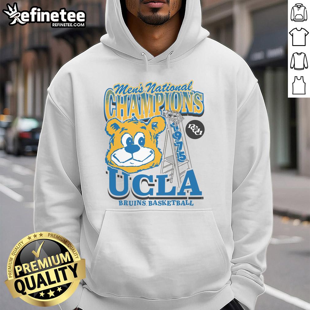 Hot UCLA Bruins Past Champs Tourney Win Hoodie featuring team colors and logo, perfect for fans celebrating victories.