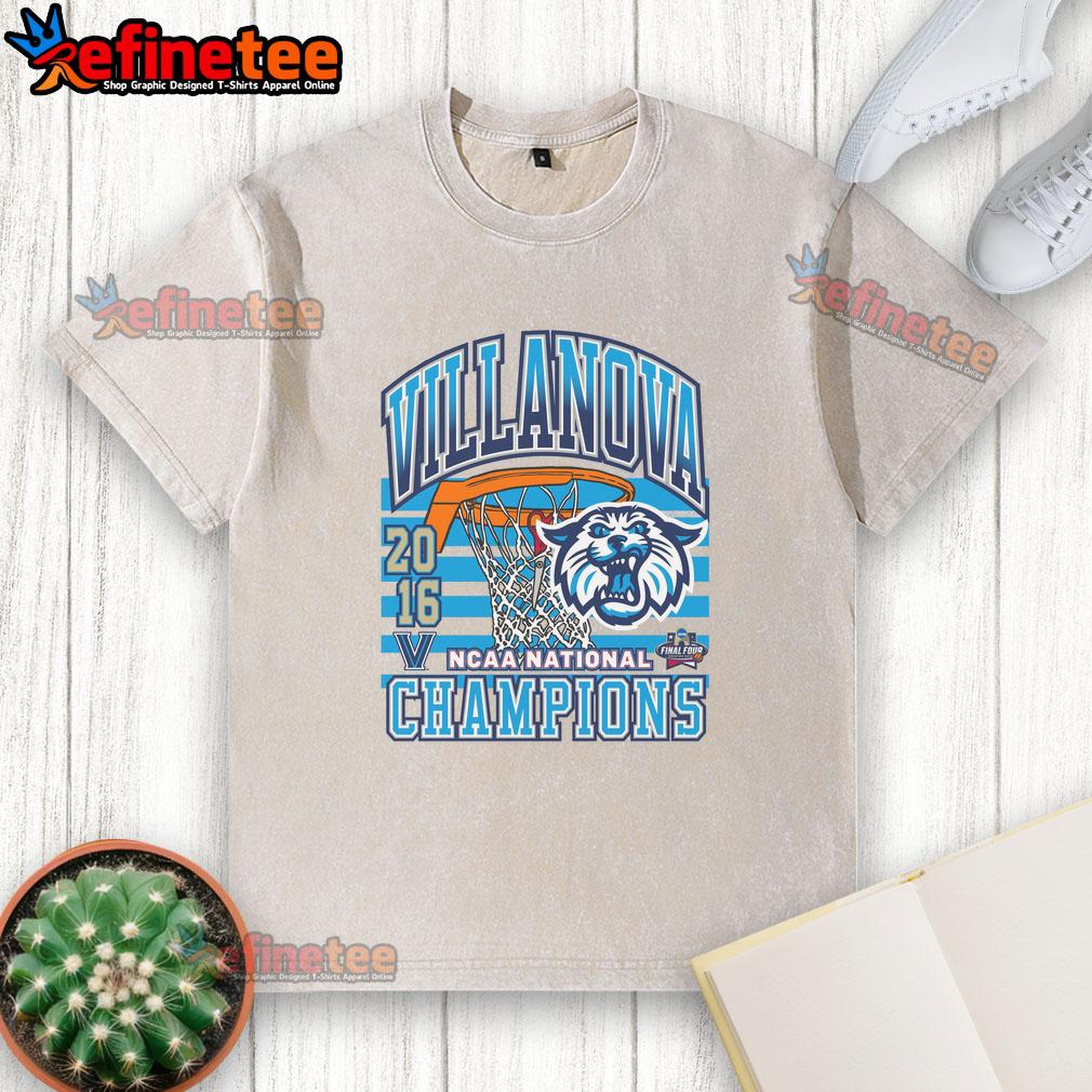 Hot Villanova Wildcats Past Champs Tourney Win washed t-shirt, showcasing pride for the basketball team's victory.