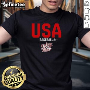Alt Text: Nice Tarik Skubal USA Baseball logo t-shirt featuring a vibrant design, perfect for fans and collectors.