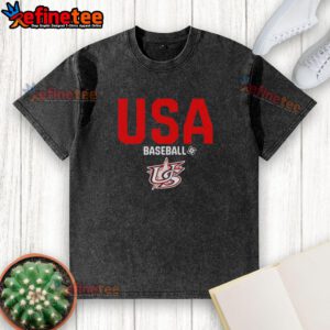 Nice Tarik Skubal USA Baseball logo washed t-shirt featuring a stylish design for fans and players.