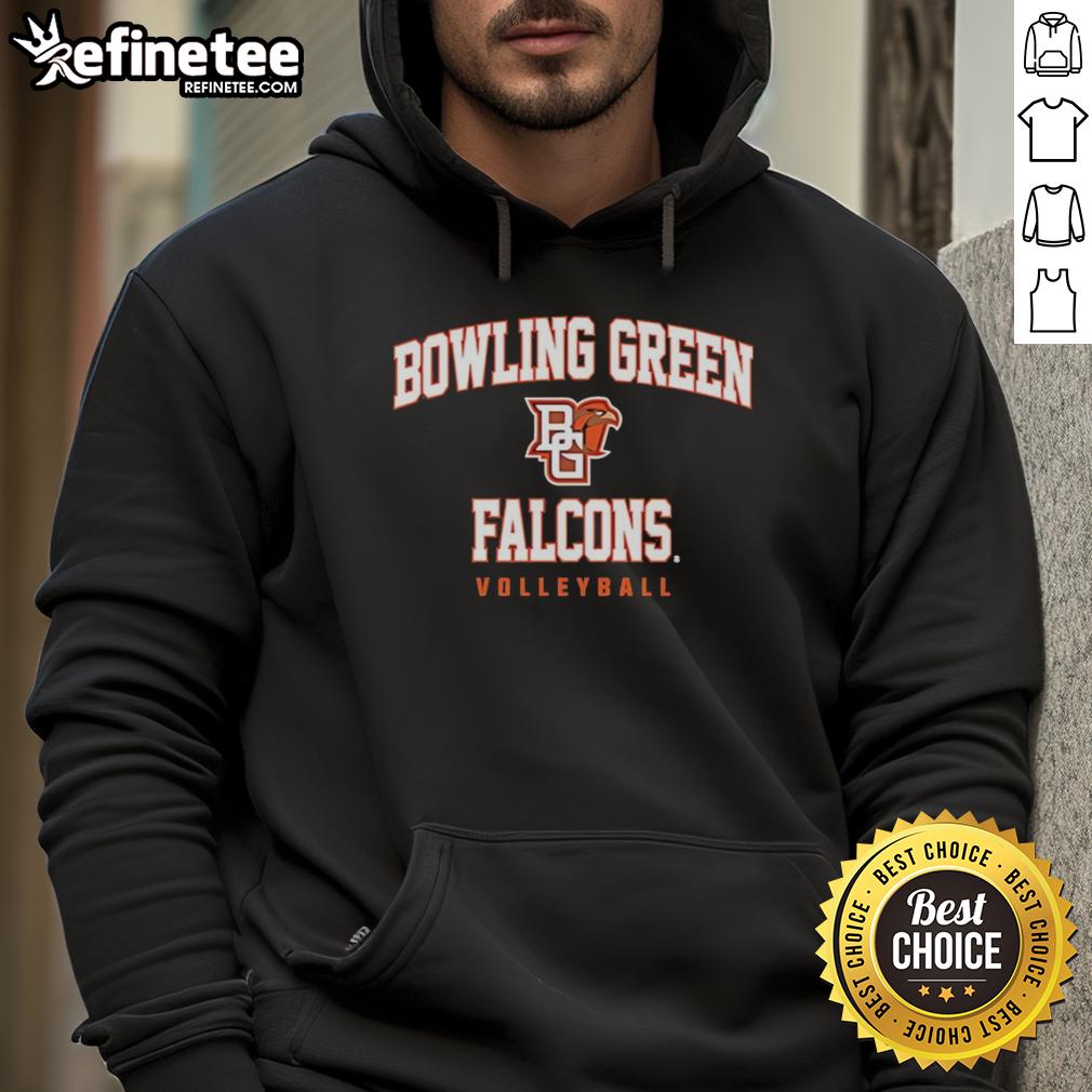 Nice Vivian Jones Bowling Green Falcons volleyball hoodie, showcasing BGSU NCAA women's team spirit and style.