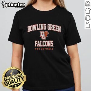 Nice Vivian Jones in Bowling Green Falcons volleyball tee during NCAA women's game at BGSU.