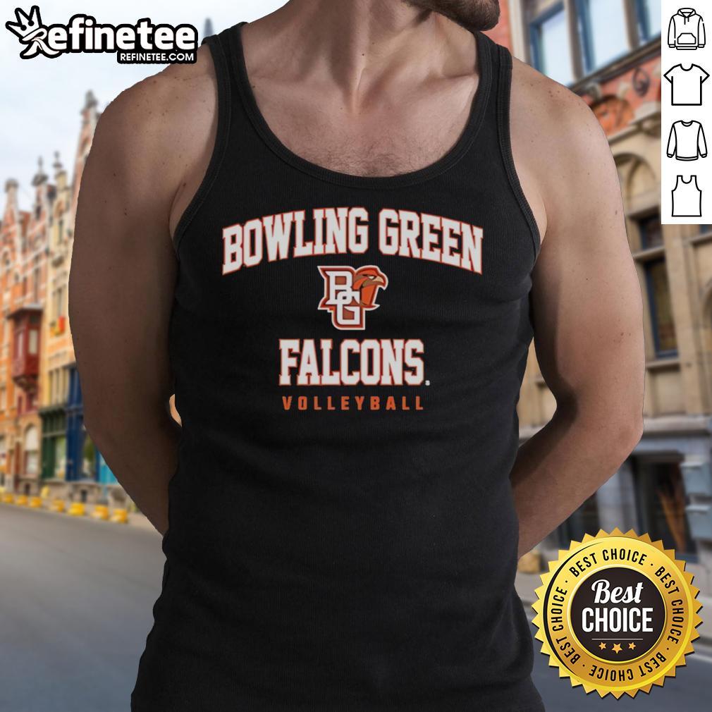 Nice Vivian Jones Bowling Green Falcons Volleyball NCAA women's tank top featuring team colors and logo.