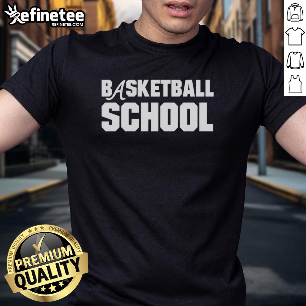 Official Alabama Crimson Tide Basketball School T-Shirt featuring team logo and colors, perfect for fans and supporters.