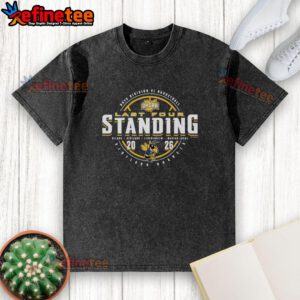 Alt Text: Official Kirtland Hornets 2026 OHSAA Boys Basketball Division 6 Last Four Standing washed t-shirt design.