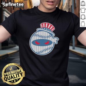Alt Text: Official Pitching Ninja New York Yankees T-Shirt featuring team logo and stylish design for baseball fans.