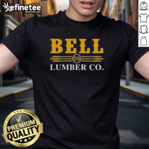Original Bell Lumber Company 55 T-Shirt featuring a vintage design and classic fit, perfect for lumber enthusiasts.