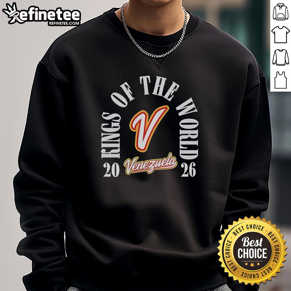 Original Venezuela Team 2026 World Baseball Classic Champions sweatshirt featuring bold graphics and vibrant colors.