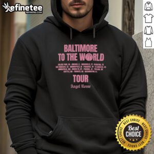 Alternative view of Premium Angel Reese Chicago Sky Baltimore To The World Tour T-Shirt