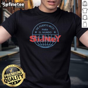 Premium Bad Bunny Puerto Rico Para El Mundo concert tour T-shirt from Sydney, Australia featuring vibrant graphics.